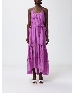 Liu Jo Muslin Midi Dress - Purple