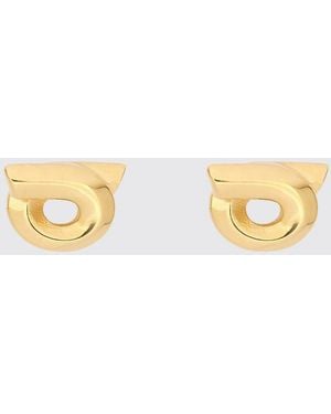 Ferragamo Gancini Stud Earrings - Metallic