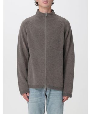 Our Legacy Wool High Neck Cardigan With Front Zip Closure - Grey