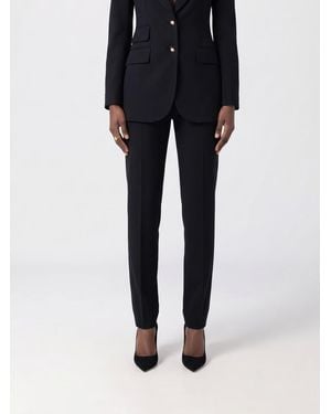 Dolce & Gabbana Dolce &Amp Gabbana Pantalones Pitillo De Sastre En Lana Virgen De Talle Medio - Negro