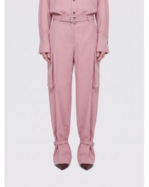 The Attico Wool Cargo Pants - Pink