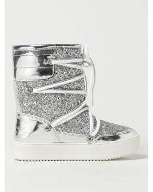 Chiara Ferragni Flat Ankle Boots - Grey