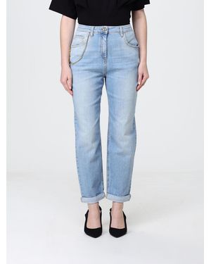 Elisabetta Franchi Stretch Slim Fit Jeans - Blue