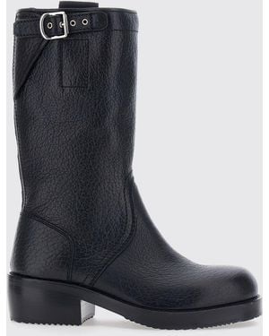 Dries Van Noten Stivali Biker - Nero