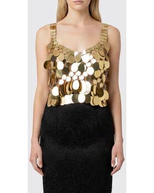 Rabanne Sequin Top - Black