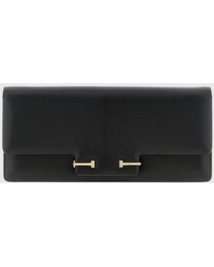 Tom Ford Aube E/W Bag - Grey