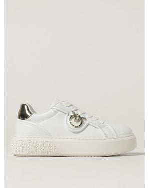 Pinko Yoko 06 Leather Sneakers - Natural