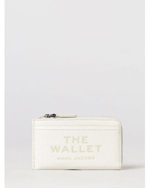 Marc Jacobs The Wallet Grained Leather Wallet - Natural
