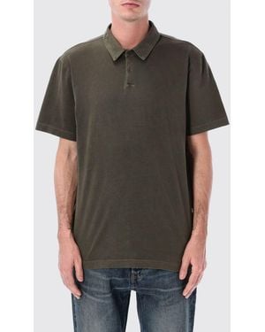 James Perse Polo A Maniche Corte - Grigio