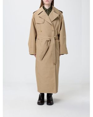 Frankie Shop Trench De Mezcla De Algodón Over - Neutro