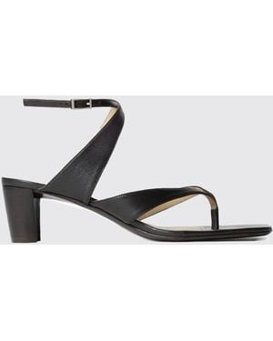 Lemaire Leather Sandals - White