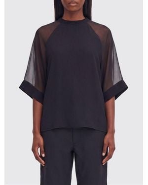 Filippa K Blusa De Mezcla De Viscosa - Azul