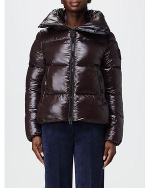 Save The Duck Short Polyester Puffer Jacket With High Neck And Thermoplume Padding - Blue