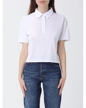 Blauer Polo Shirt - White