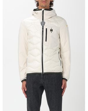 Blauer Jacke Herren - Natur