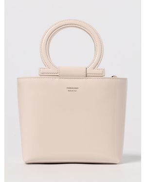 Ferragamo Schultertasche Damen - Natur