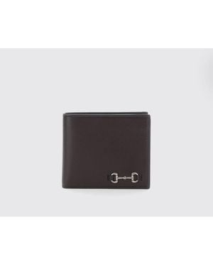 Gucci Horsebit Smooth Calfskin Wallet With Banknote Pocket - White