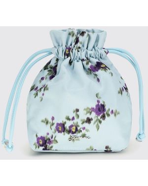 Ganni Portefeuille Femme - Bleu