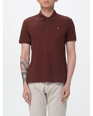 Brooksfield Polo Básico De Algodón Con Logo - Rojo