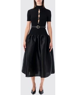 Self-Portrait Abito Midi - Nero