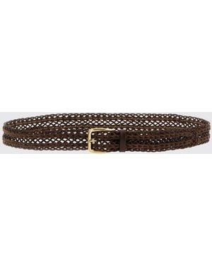 Brunello Cucinelli Gürtel Herren - Weiß
