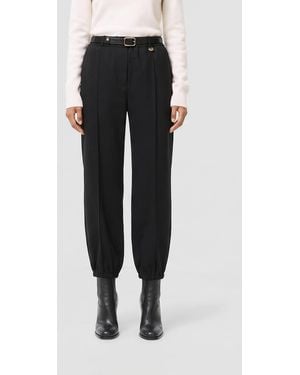 Burberry Pantaloni Straight - Nero