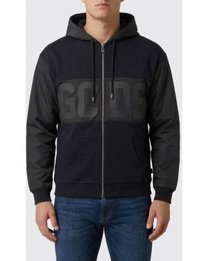 Gcds Cotton Logo Hoodie - Black