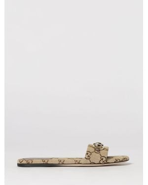 Gucci Flat Sandal - Natural