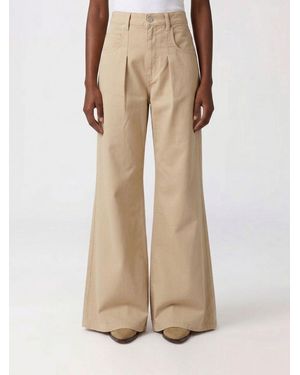 Isabel Marant Jeans Flare En Denim De Coton - Neutre