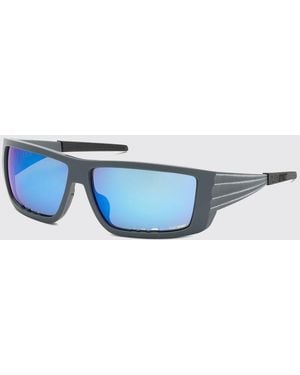 Philipp Plein Fierless Acetate Sunglasses - Blue