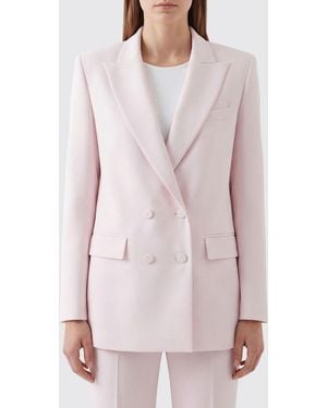 FEDERICA TOSI Double Breasted Blazer - Pink