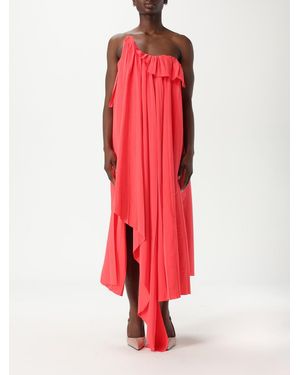 McQueen Elegant Dress With Flattering Silhouette - Red