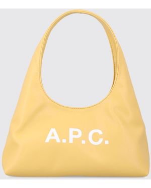 A.P.C. Bolso Tote Mujer - Amarillo