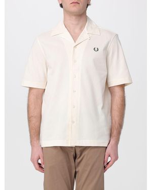 Fred Perry Casual Cotton Shirt - White