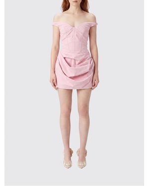 Magda Butrym Cotton Bustier Dress - Pink