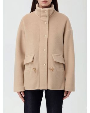 Eleventy Fur Coat - Natural