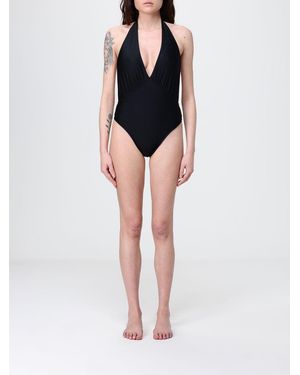 Saint Laurent Bañador De Una Pieza De Poliamida Elástica - Negro