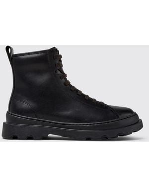 Camper Brutus+ Leather Ankle Boot - Black