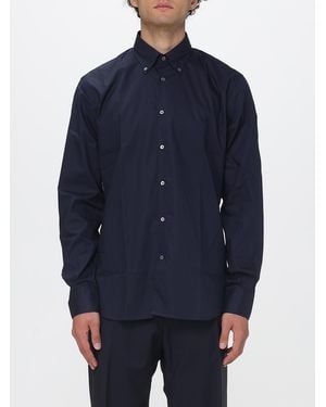 Brooksfield Lässiges Hemd Aus Baumwollpopeline Mit Button-Down-Kragen - Blau