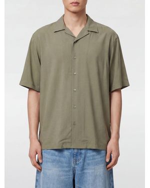 FAMILY FIRST Cuban Collar Short-Sleeved Bowling Shirt - Green