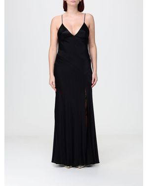 Alberta Ferretti Long Slip Dress - Black