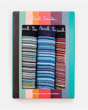 Paul Smith Trunk 3 Pack Mix Sign - Blue