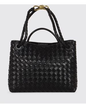Bottega Veneta Andiamo Handbag - Black