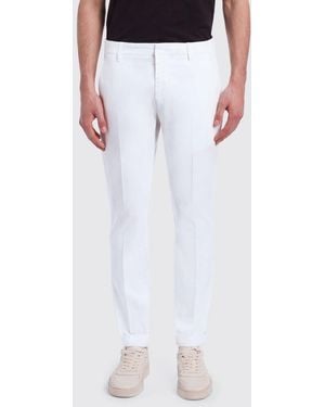 Dondup Stretch Cotton Chino Pants - White