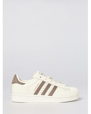 adidas Originals Superstar Ii Leather Trainers - Natural