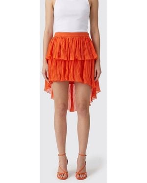 Blumarine Georgette Skirt - Red