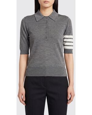 Thom Browne Polo Shirt - Grey
