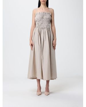 Liviana Conti Shannon Midi Dress - Natural