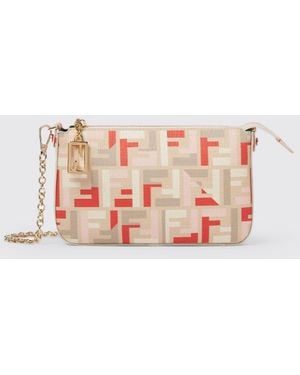 Fendi Sac Porté Épaule Femme - Rose