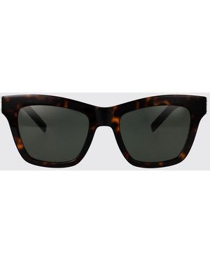 Saint Laurent Sl M156 Sonnenbrille Aus Recyceltem Acetat - Schwarz